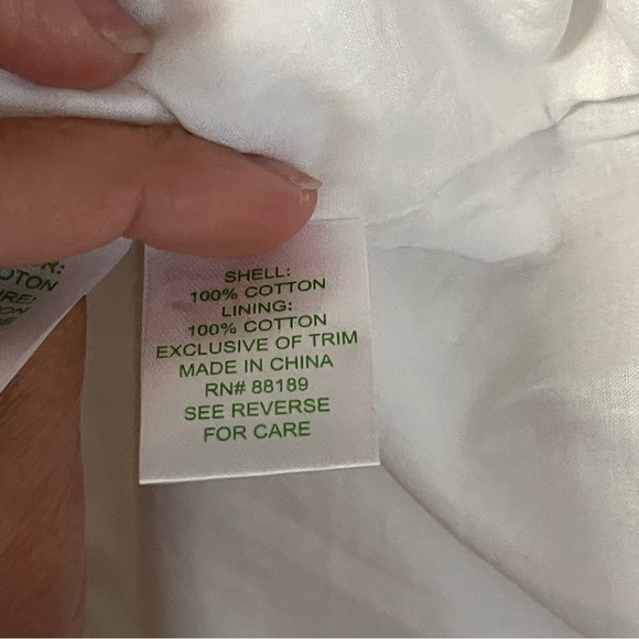 NWT Lilly Pulitzer Delia shift dress white crochet sleeveless - Picture 11 of 14